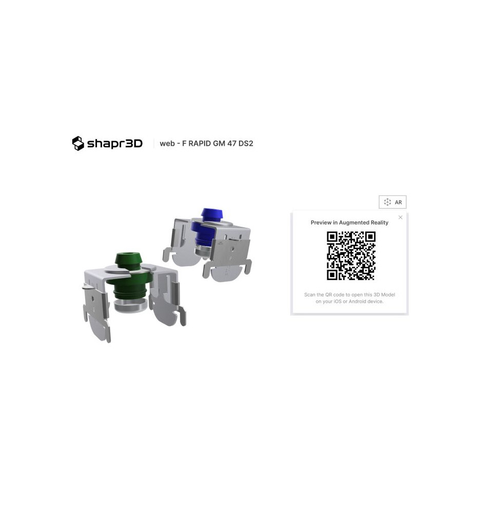 Amortiguador para Techos Acústicos SE-F/RAPID/GM 47