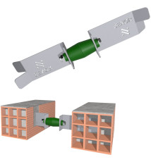 Amortiguador Acústico para Tabiques Cerámicos SE-7600/LD2-20
