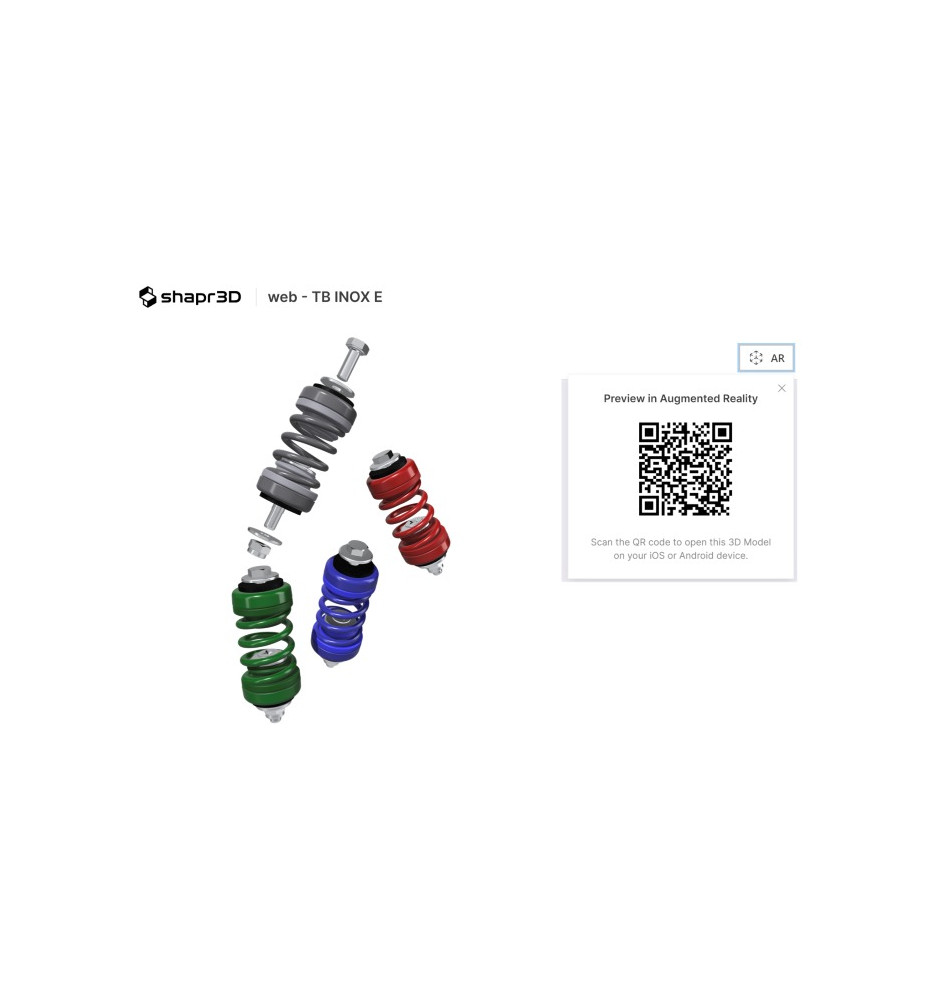 Amortiguador SENOR TB/INOX E para split de aire acondicionado