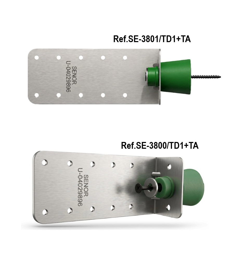 Amortiguador acústico SE-3801/TD1 + TA trasdosados autoportantes