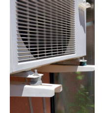 Amortiguador de goma SENOR BF para split de aire acondicionado exterior – vista del sistema