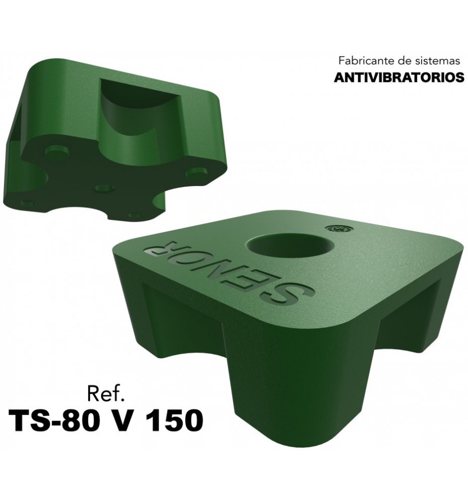 Base elástica para suelos técnicos TS-80 V 150