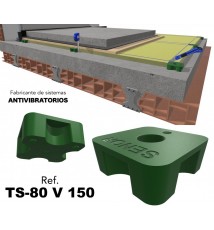 Base elástica para suelos técnicos TS-80 V 150