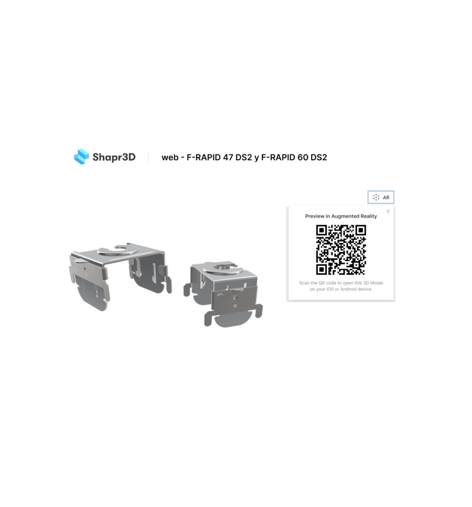 Caballete SE-F/RAPID 47 DS2 SENOR techos doble estructura