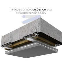 Amortiguador Acústico Nivelable SENOR SE-FTD NIVEL 47 (Perfil TC47)